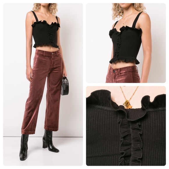 Reformation Trixie Top - Black - Picture 3 of 3